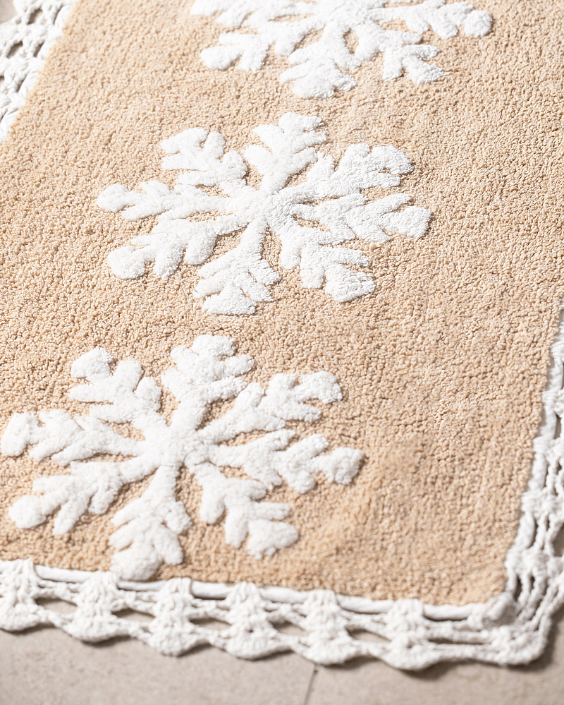 Коврик для ванной Rosévie рождественский 50x80 см, - хлопок