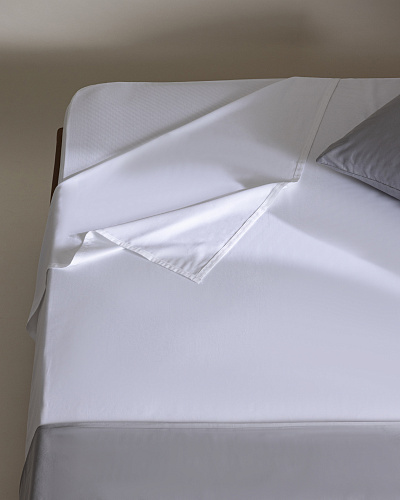 Простыня двуспальная Sibyla Hotel Collection 240260 см, хлопок