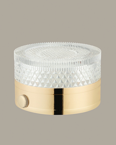 Сенсорный светильник Claire Touch 8x8x5 см. - золотистый