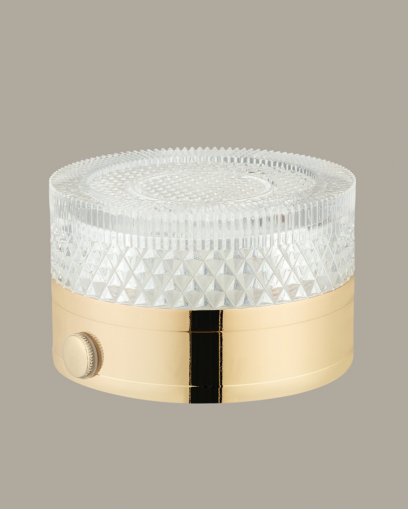 Сенсорный светильник Claire Touch 8x8x5 см. - золотистый