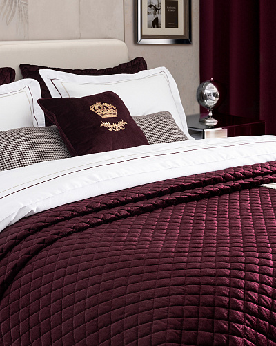 Подарочный комплект постельного белья Belfort с покрывалом, пледом и 3 подушками 260x280 см, хлопок