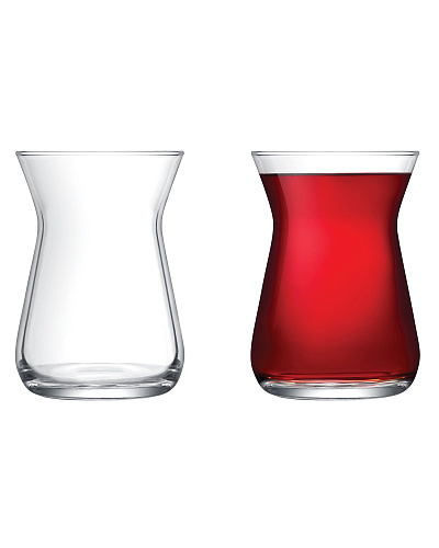 Набор турецких стаканов для чая Francessa из 6 шт., 132 мл.