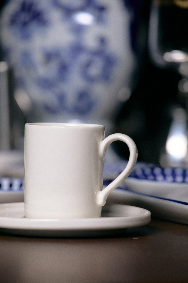 Кофейный набор Dory из 12 шт., 110 мл. - белый