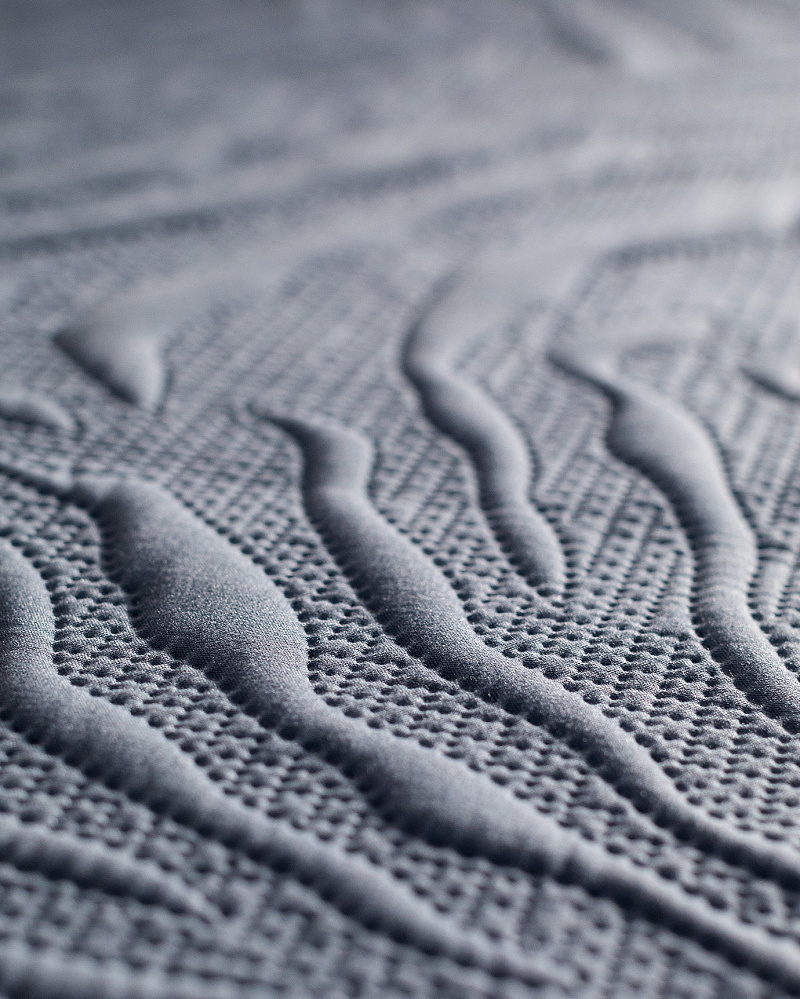 Комплект покрывало + 2 наволочки Cher 250x260 см. - синий