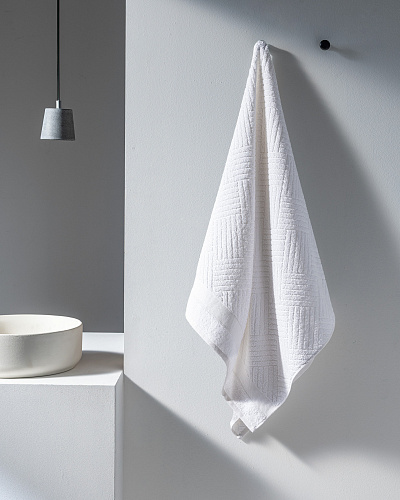 Банное полотенце Etienne 70x140 см. - белое