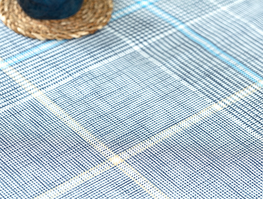 Скатерть Boise 140x140 см. - темно-синяя