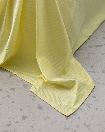 Покрывало односпальное Mathilda 150x220 см - желтое