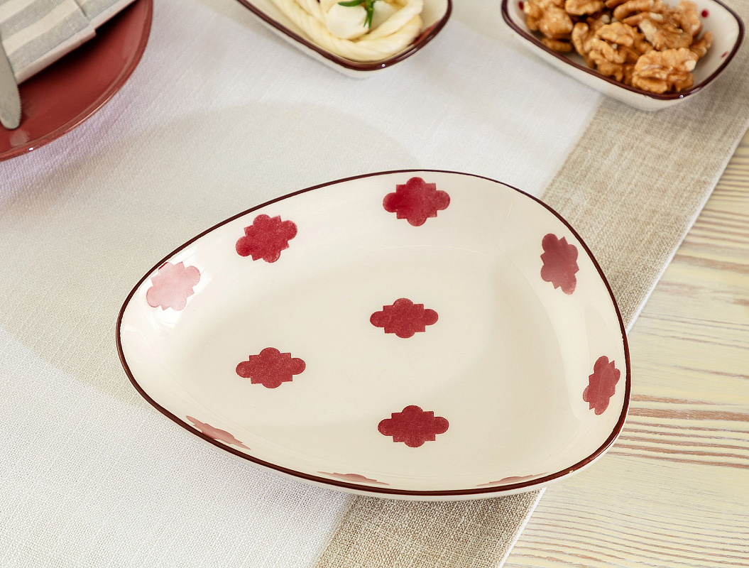 Блюдо керамическое Vie Rouge Oiseau 22 см