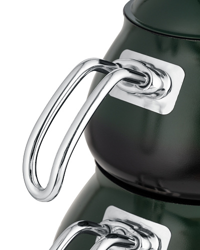 Турецкий двойной чайник Clarus 1000-2000 мл, - алюминий