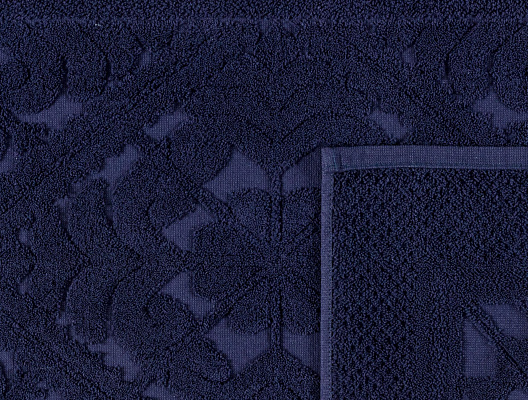 Полотенце для ног Mathilda 50x70см - темно-синее