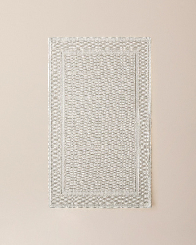 Коврик для ванной Gordes 50x80 см. - бежевый / белый