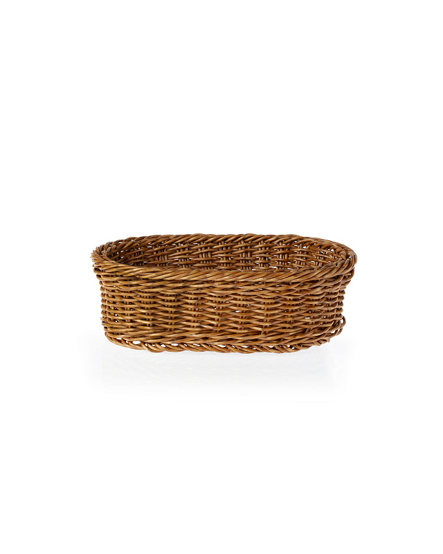 Плетеная корзина Gemma 26,5x17x8 см. - светло-коричневая