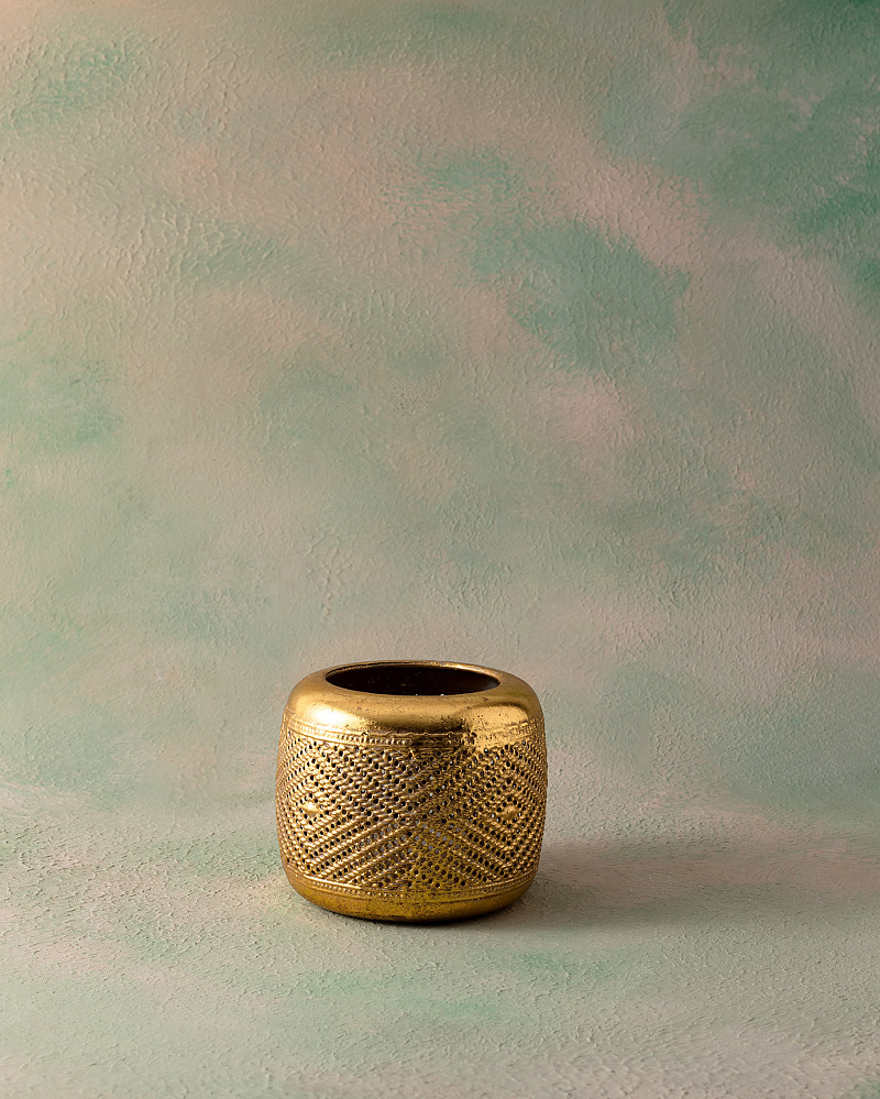 Подсвечник Diodore 11,5x11,5x9,5 см. - золотистый