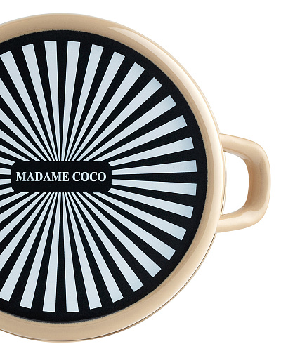 Кастрюля Bonneville с крышкой 4,5 л. - бежевая