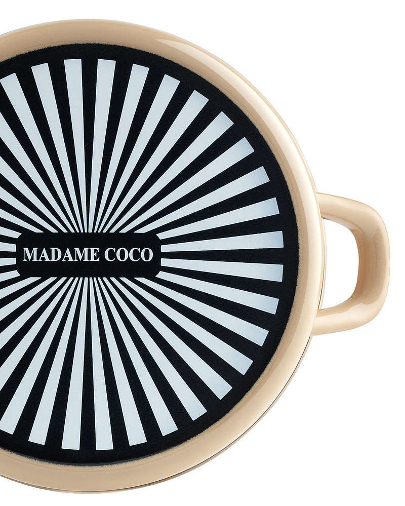 Кастрюля Bonneville с крышкой 4,5 л. - бежевая