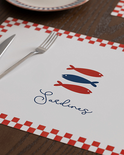 Набор сервировочных салфеток Sealy из 4 штук, 42x29 см, пластик