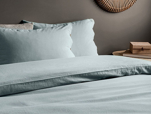 Комплект постельного белья полутораспальный Mer 160x240 см, - хлопок, лен