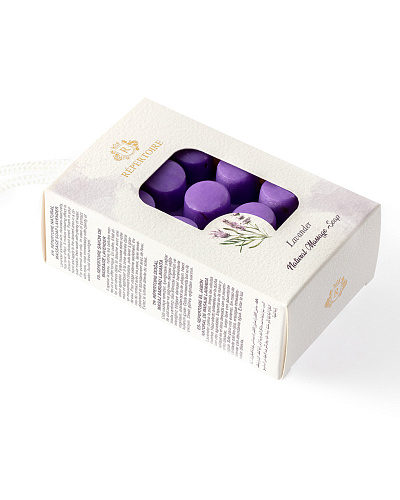 Натуральное массажное мыло RÉPERTOIRE 120 г. - лаванда