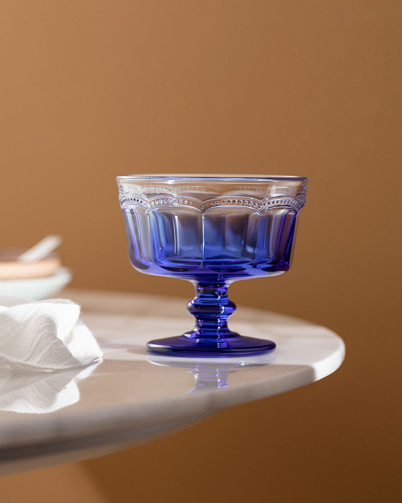 Набор фужеров для мороженного Perline  из 4 шт., 235 мл - синий