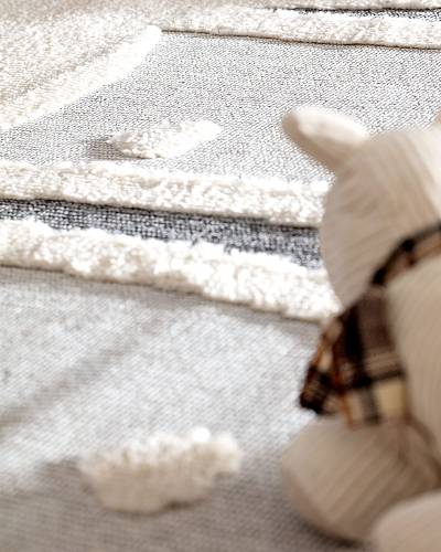 Ковер Carotte 160x230 см. - серый / кремовый