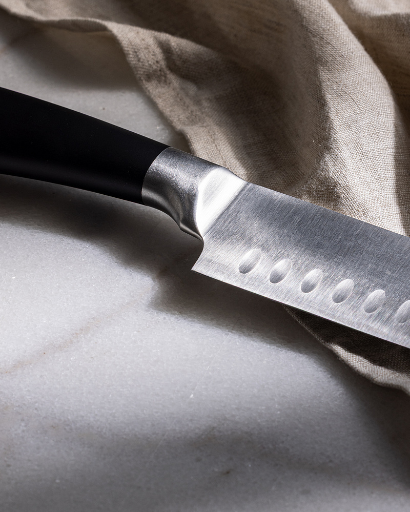 Нож Orva Santoku 31 см. - нержавеющая сталь