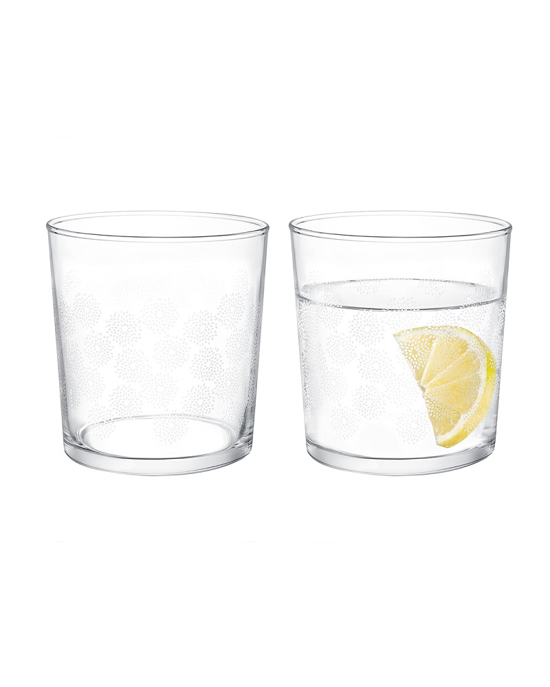 Набор стеклянных стаканов для напитков Pierretta-White из 4 шт., 380мл