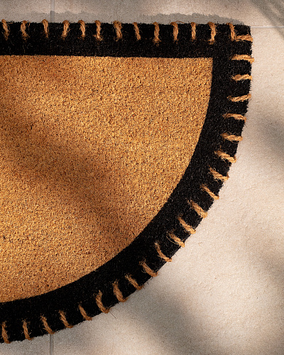 Придверный коврик Raynouard 45x75 см. - бежевый / черный