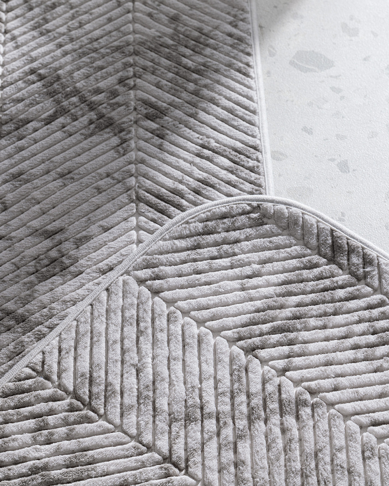 Комплект ковриков для ванной Eze из 2 шт., 60x100 см и
50x60 см. - полиэстер