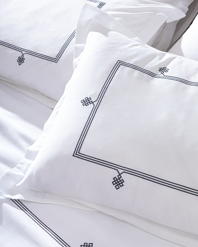 Комплект постельного белья семейный Lilas с 4 наволочками и 2 пододеяльниками 160x220 см, хлопок