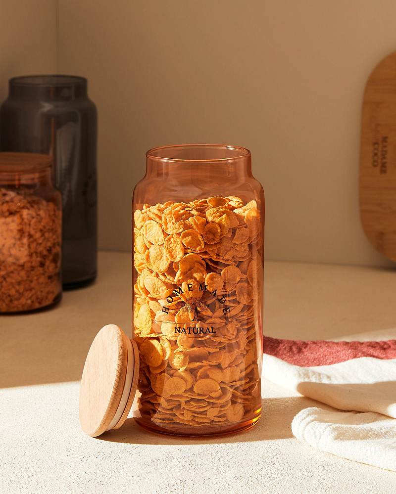 Банка Florence Colore 1400 мл - янтарная