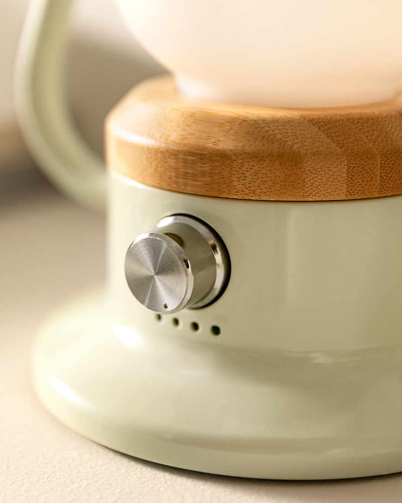 Абажур Nela Touch 19,8x7,9 см. - светло-салатовый