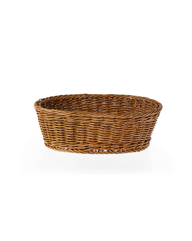 Плетеная корзина Gemma 29,5x21x9,5 см. - светло-коричневая