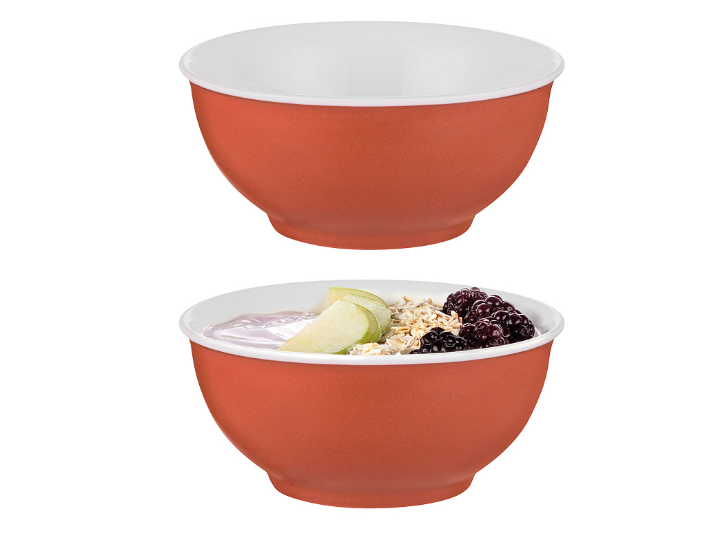 Набор мисок Grand из 2 шт., 14 см. красный