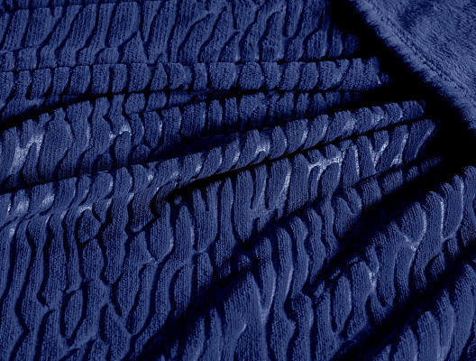 Плед Jacques Welsoft 200х220 см. - темно-синий