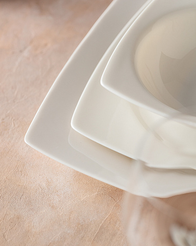 Столовый сервиз Nova из 24 предметов, фарфор