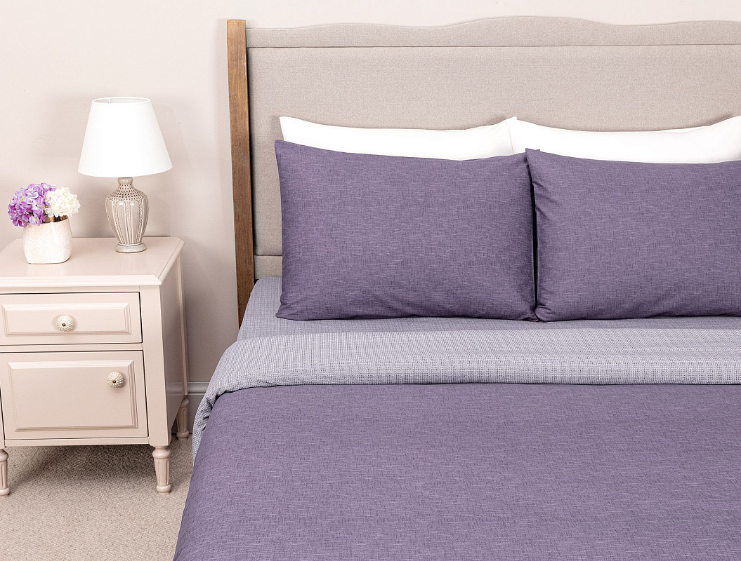 Комплект постельного белья двуспальный Jument с пододеяльником и 2 наволочками 200x220 см