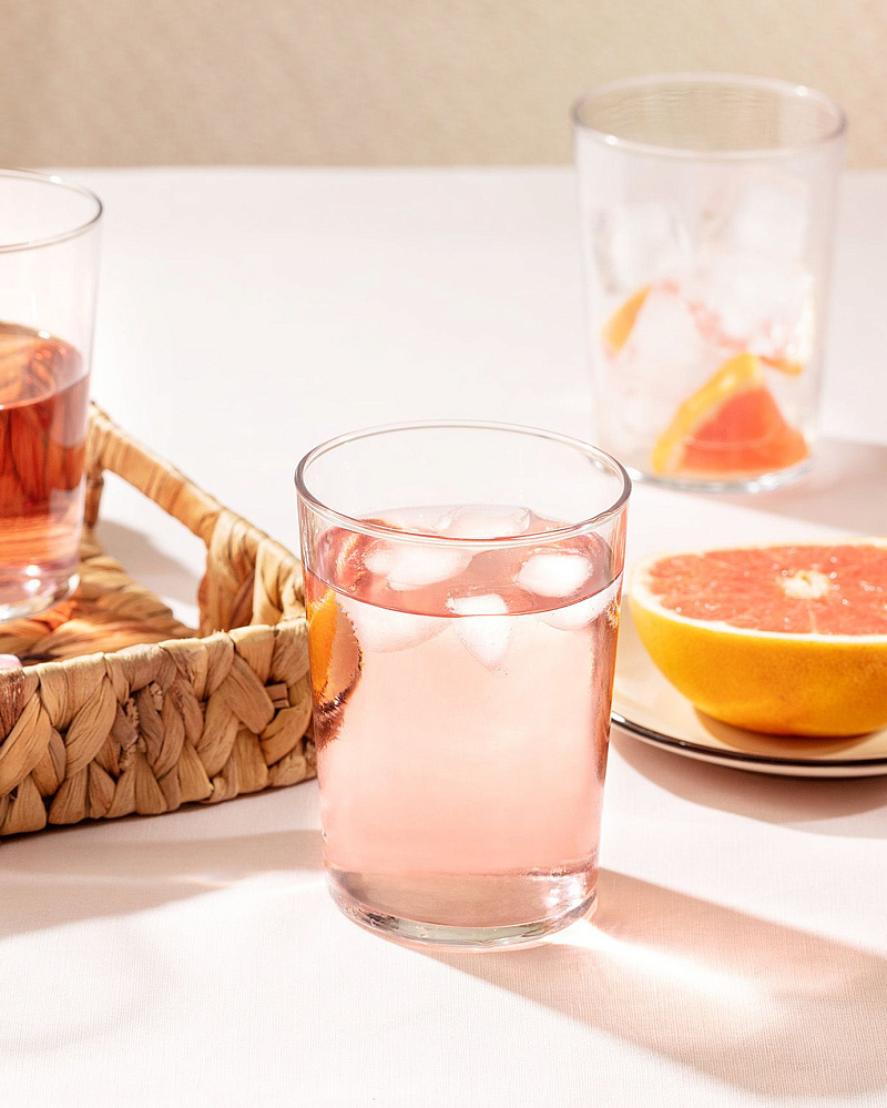 Набор стеклянных стаканов для напитков Pierretta из 4 шт., 510мл.