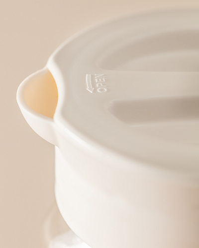 Кувшин Madelyn 1500 мл. - прозрачный / экрю