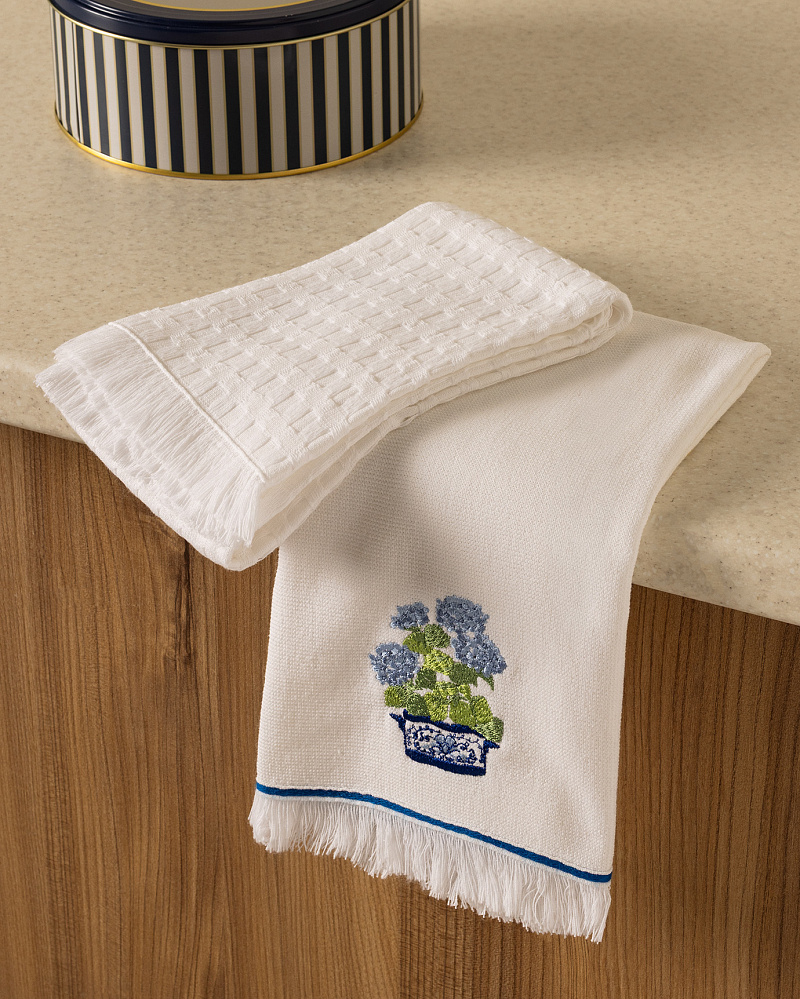 Комплект кухонных полотенец Hortensia из 2 шт., 40x60 см. - хлопок