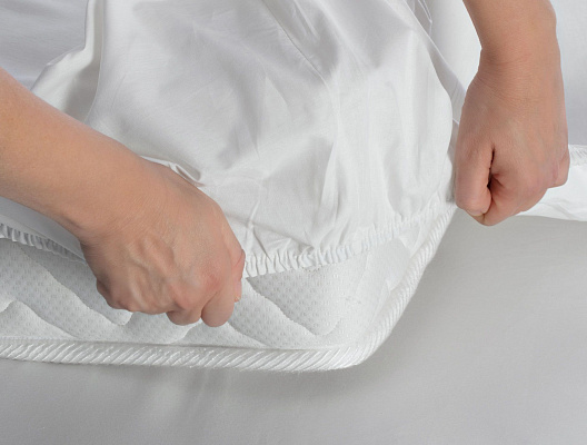 Простыня на резинке евро Ranforce Plain Manon 180x200 см, - хлопок