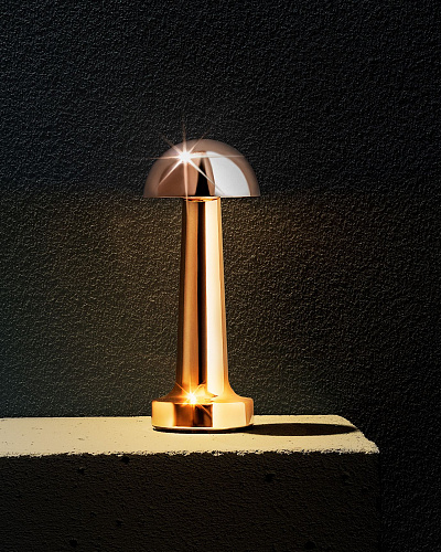 Лампа Leona 10x10x22 см - розовая