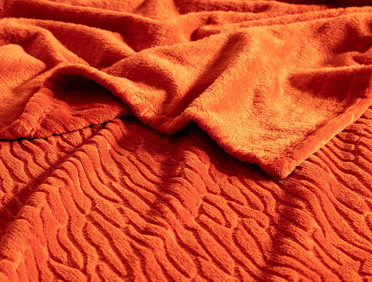 Плед Cyrus Welsoft 200х220 см. - оранжевый