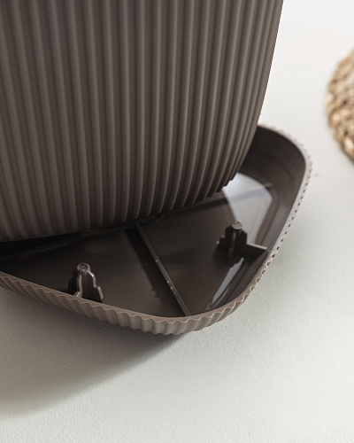 Горшок для цветов Abella 1800 мл. - коричневый