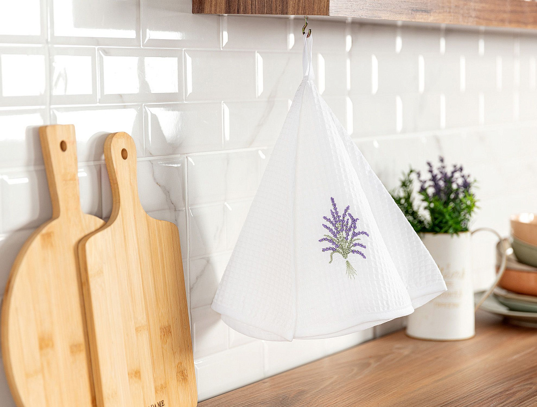 Полотенце кухонное Ciel 60x60 см - белое