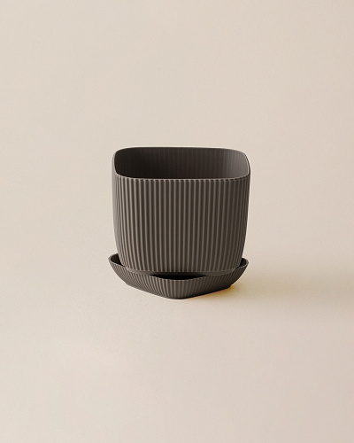 Горшок для цветов Abella 670 мл. - коричневый