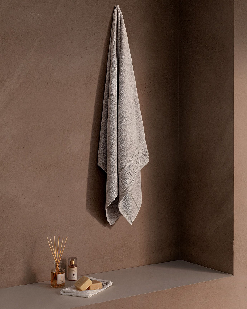 Банное полотенце Tilda - серое. 70Х140 см
