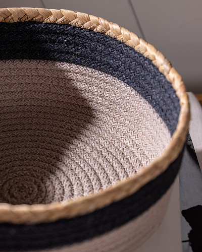 Корзинка Gemma 29,5x21x9,5 см. - коричневая