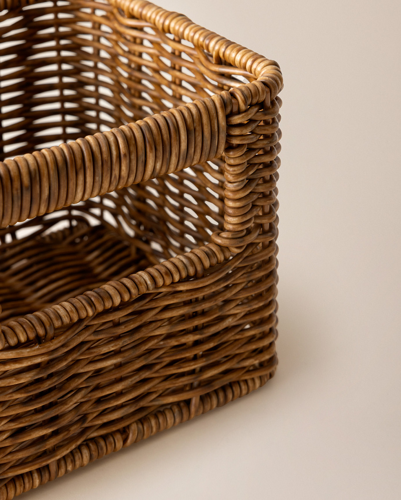 Корзинка с ручками Vendredi 14x14x11,5 см, - пластик