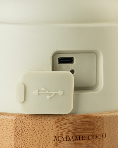 Абажур Klina Touch 12x30,5 см. - светло-салатовый