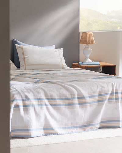 Комплект постельного белья двуспальный Patrice с вафельным покрывалом 240x260 см, - хлопок, лиоцелл